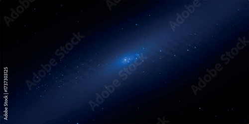 Celestial Symphony A Stunning View of the Milky Way Galaxy in Deep Space