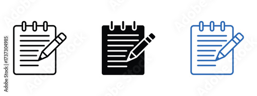 Notepad icon vector. creative note taking and task management symbol. vector illustration.