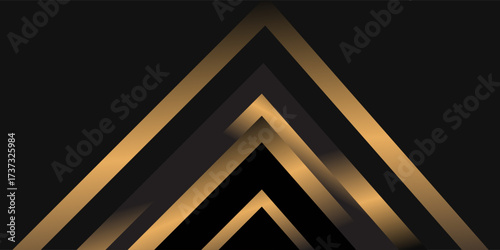 Black and Gold Award Background. Modern Luxury and Premium Design Template. Beautiful Wedding Template. Celebrating Graphics for Birthday and Event occasion. Royal Looking Creative Design Pattern.