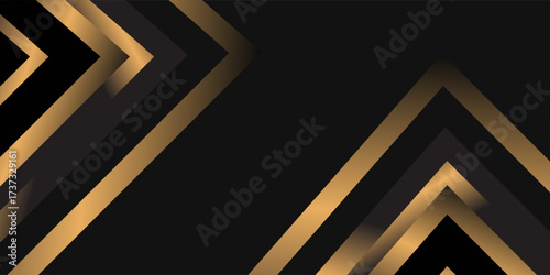 Black and Gold Award Background. Modern Luxury and Premium Design Template. Beautiful Wedding Template. Celebrating Graphics for Birthday and Event occasion. Royal Looking Creative Design Pattern.