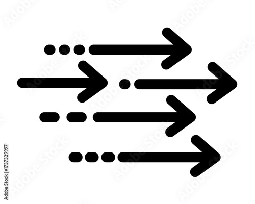 スピード、矢印、迅速、進捗、競争　など