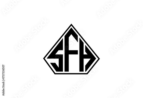 Free Download SFH Custom Monogram Logo Design. - GFXLoad