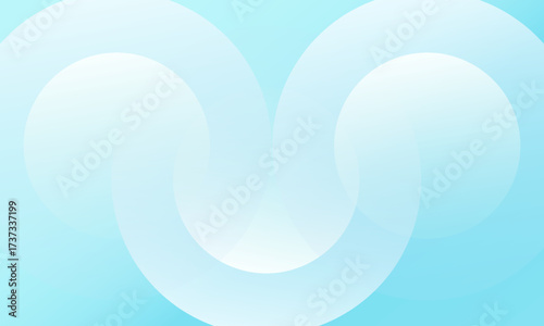 minimalist banner background, blue and white gradations,circle memphis shape,modern background, colorful,vector esp 10