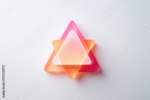 Overlapping Transparent Triangles