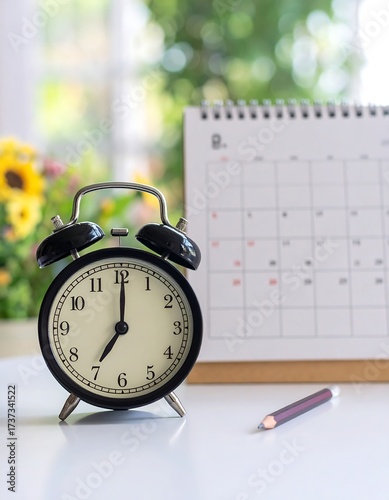 Alarm clock and calendar
