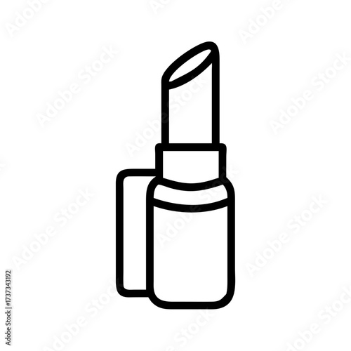 Cosmetic Lipstick Makeup Beauty Accessory Icon For Web And Graphic Design