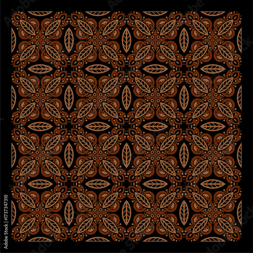 Beautiful Ethnic Floral Pattern illustrated in vector. Use for textile prints, wrapping paper, wallpaper, etc.