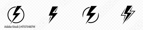 Electricity icons set. Power related icon. green energy icon. vector illustration