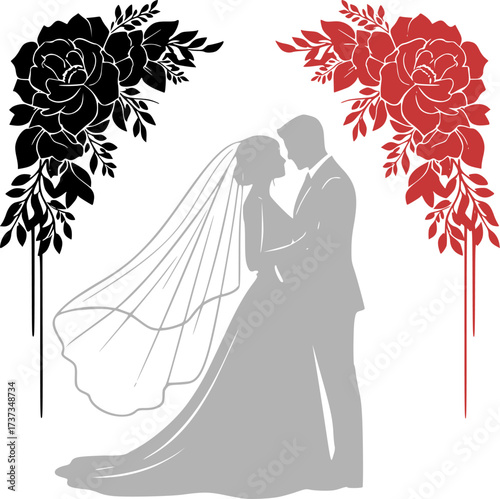 United in Love bride and groom 
