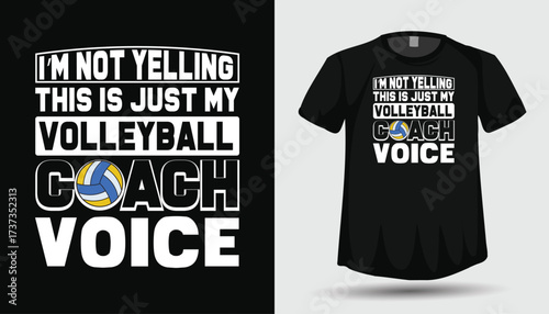 
This is a fantastic design targeting the Volleyball Coach niche! Here is an SEO-friendly title and a list of over 30 keywords for uploading this design to Adobe Stock.


I'm Not Yelling This