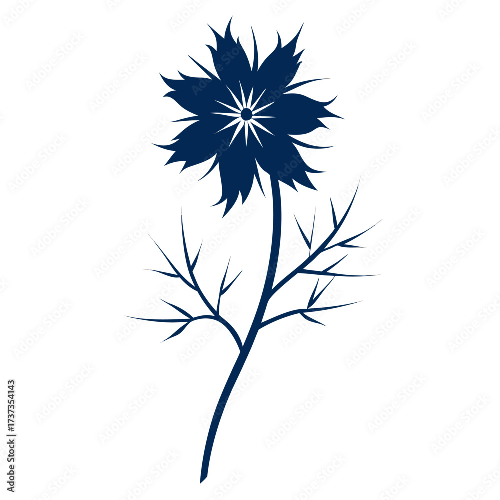 custom made wallpaper toronto digitallove in a mist flower vector illustration