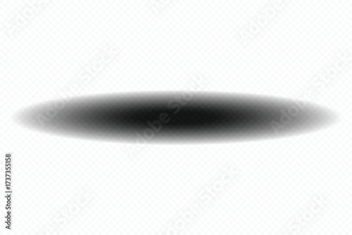 Elliptical Dark Shadow Effect or Black Oval Overlay with Abstract Checkered Background.