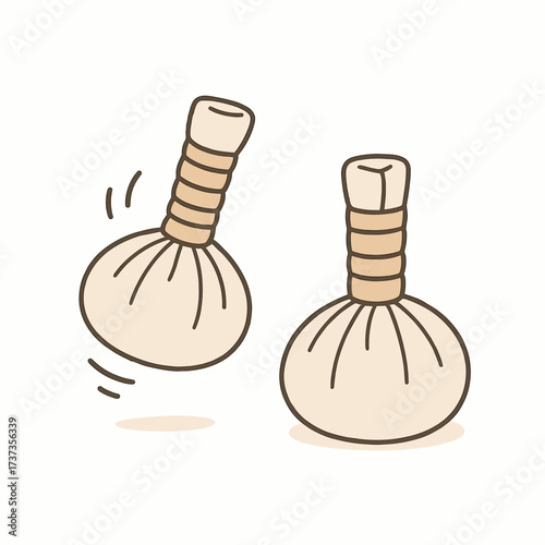 Herbal compress balls