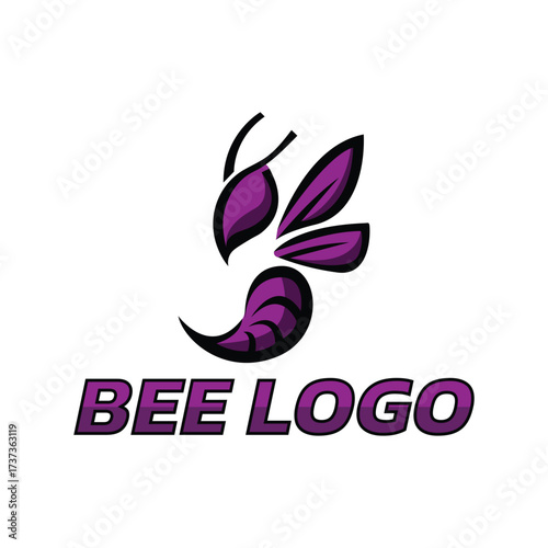 Bee Logo. Bee Logo With Modern and Geometric Design For Brand Identity.