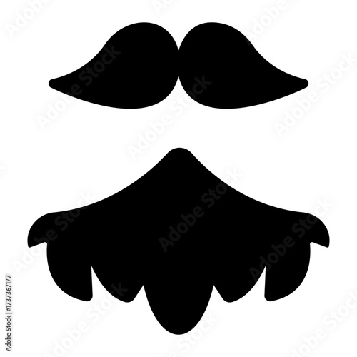 moustache Solid icon