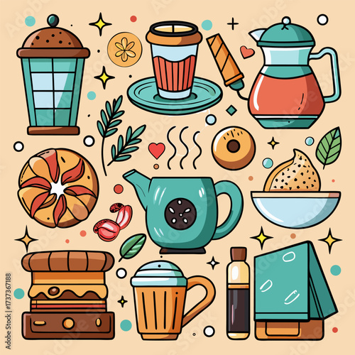 set of kitchen tools