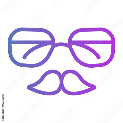 glasses Gradient icon