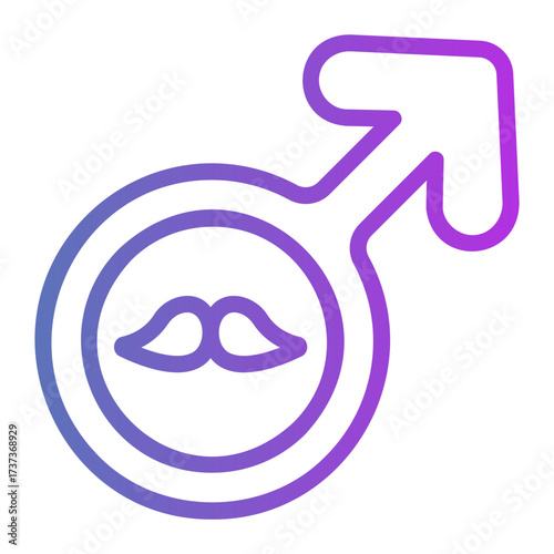male Gradient icon