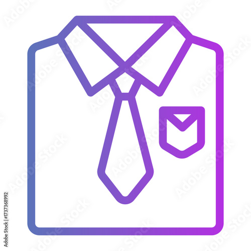 shirt Gradient icon