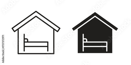 Accommodation icon vector sign symbol