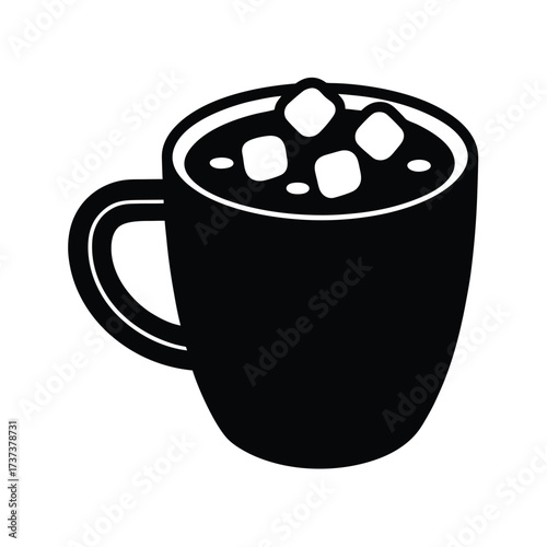 Cup Of Hot Chocolate With Marshmallows Icon