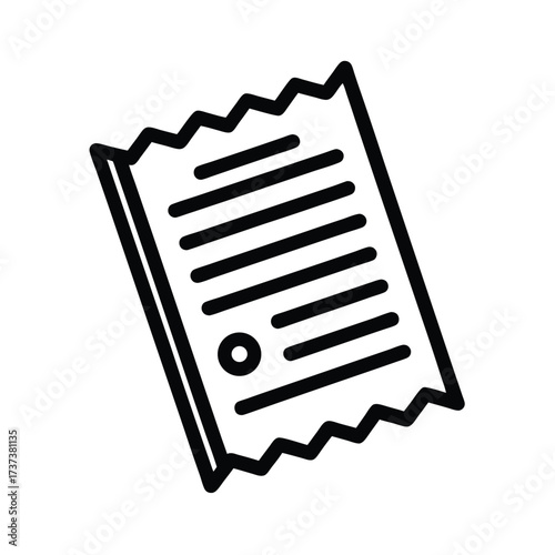 Customer Order Receipt Icon