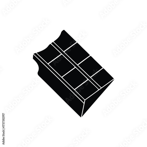 Dark Chocolate Piece Icon