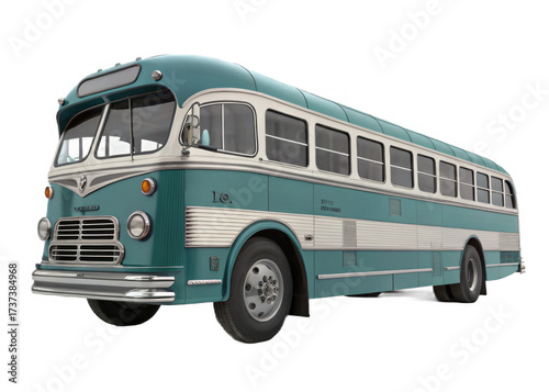bus on a isolated transparent background	
