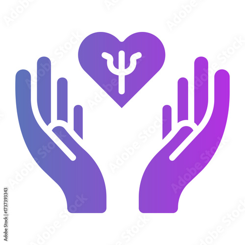 psychologist Gradient icon