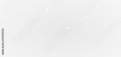 Glowing light effect with many glitter particles isolated on transparent background.