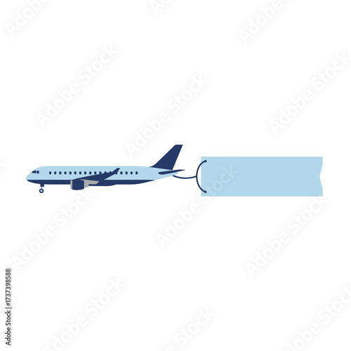 Airplane Right Banner
