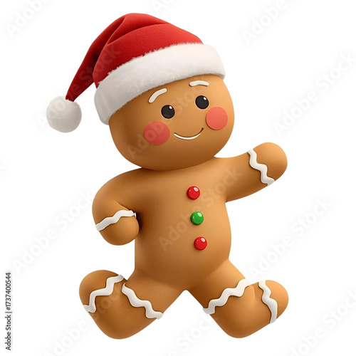3D Gingerbread Man 