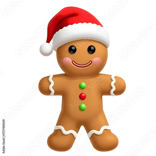 3D Gingerbread Man 
