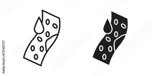 Cholesterol icon vector sign symbol