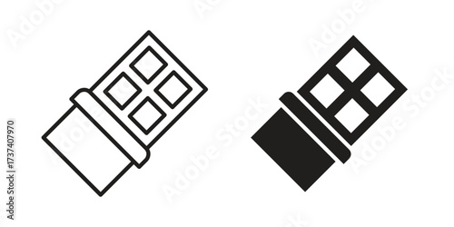 Chocolate icon vector sign symbol