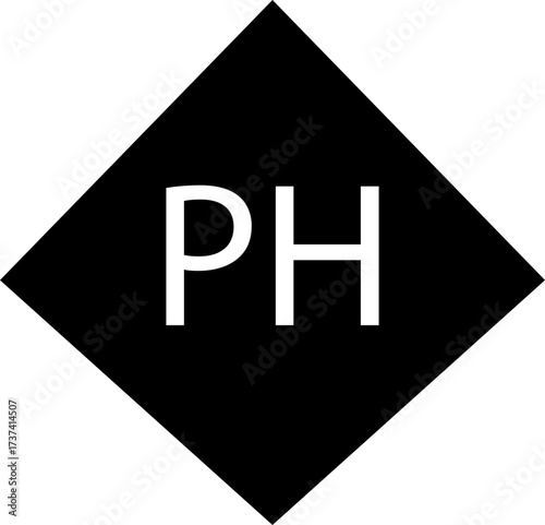 pH Icon, Acidity, Alkalinity, Chemistry, Science, Test Strips, Water Quality, Laboratory, Measurement, balance and temperature control. and Research Symbols in Modern Vector Style template designs