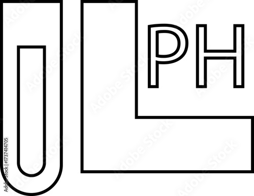 pH Icon, Acidity, Alkalinity, Chemistry, Science, Test Strips, Water Quality, Laboratory, Measurement, balance and temperature control. and Research Symbols in Modern Vector Style template designs