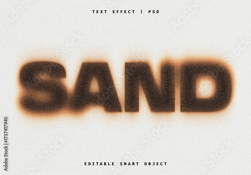 Gritty Sand Text Effect
