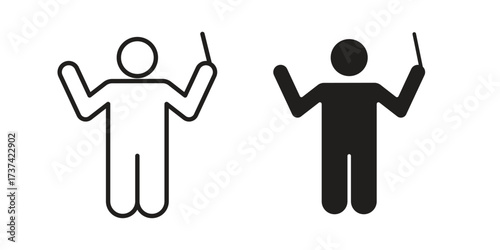 Conductor icon vector sign symbol