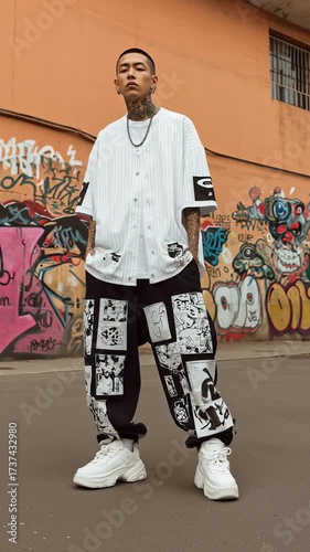 Wallpaper Mural Fashion boy hip hop style Torontodigital.ca