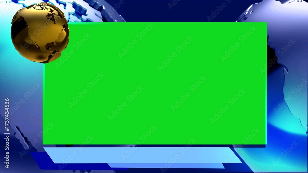 Naklejka premium globe on laptop