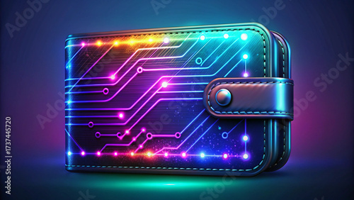 Digital Wallet Gateway Icon – Ultra HD 8K Fintech, Payment, and Mobile App Symbol
