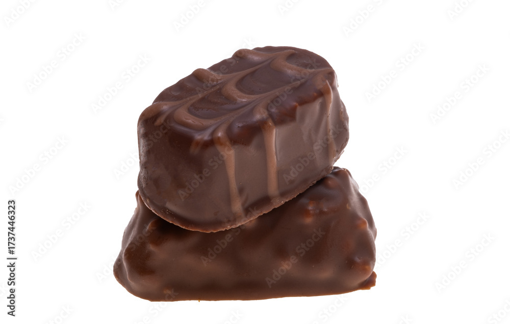 Obraz premium chocolate candies isolated