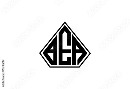 BEA Custom Monogram Logo Design. Free Download BEA Custom Monogram Logo Design. - GFXLoad