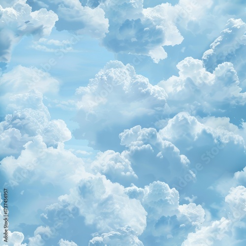 Seamless cloudy sky texture