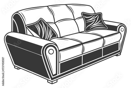 bed with pillows