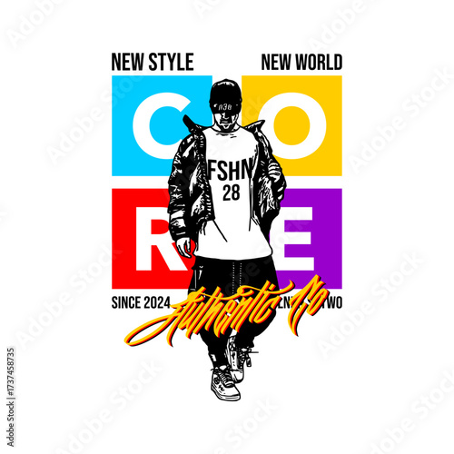 authentic core street style v...