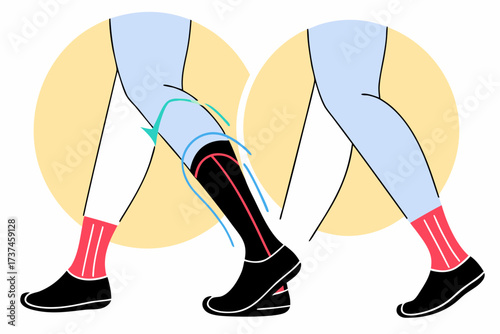 female legs in high heels