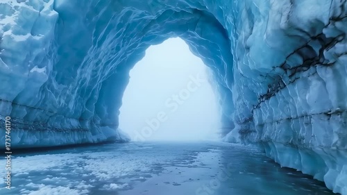 Majestic Ice Cave in Alaska: A Journey into a Frozen Wonderland of Nature