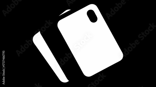Secure mobile payment concept with smartphone and credit card icon. Digital wallet technology for online shopping and secure transactions on a dark background.